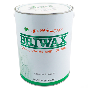 Briwax Original Medium Brown 5L Tin (BW0303341905)