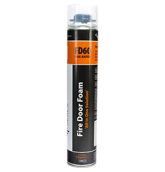 Fire & Acoustic Seals Fire Door Foam Gun Grade 750ml Can (FAS-750G)