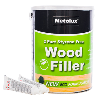 Metolux 2 Part Styrene Free Wood Filler Pine 3.3L Tin (65439)