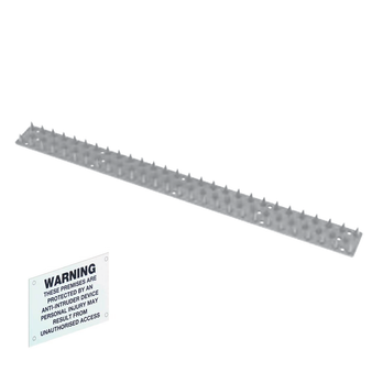FenceMate Fence Deterrent Spikes Grey 45 x 450mm (10 Pack) (B7155008)