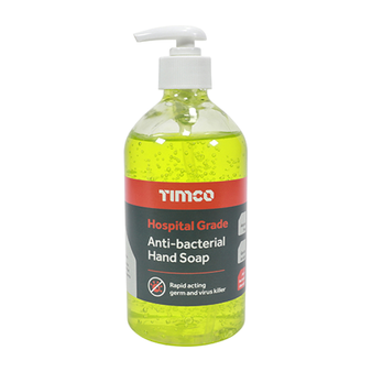 TIMCO Anti-Bacterial Hand Soap Cleansing Skin Wash 500ml (1 Pump Bottle) (432088)