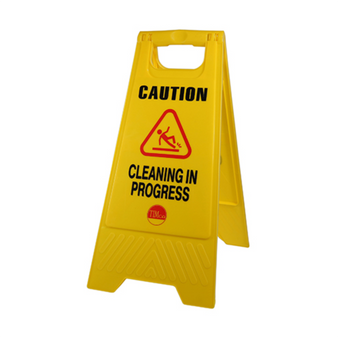 Timco Caution Cleaning in Progress A-Frame Safety Sign - 610 x 300 x 30 (1 Bag) (747321)