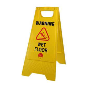 Timco Warning Wet Floor A-Frame Safety Sign - 610 x 300 x 30 (1 Bag) (747753)