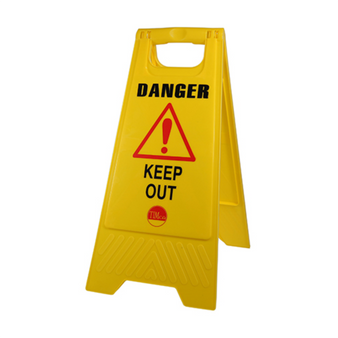 Timco Danger Keep Out A-Frame Safety Sign - 610 x 300 x 30 (1 Bag) (747852)