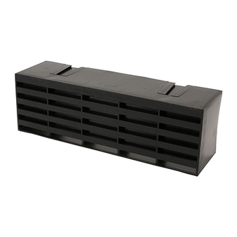 Timloc Airbrick Plastic Black - 215 x 69 x 60mm (20 Box) (LOC1201ABBL)