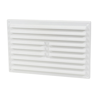 Timloc Plastic Air Vent Grille (White) - 260 x 170mm (LOC1211W)