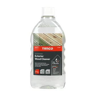 Timco Exterior Wood Cleaner Concentrate - 500ml (1 Pack Bottle) (257004)