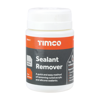 Timco Sealant Remover, Dissolves Silicone Sealant, Easy to use Brush Bottle - 100ml (1 Pack Bottle) (732104)