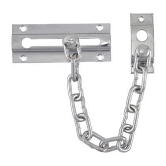 Timco Door Chain Polished Chrome - 85mm (1 Pack Bag) (200485)