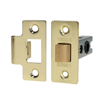 Timco Economy Tubular Latch Electro Brass - 67mm (1 Pack Bag) (675646)