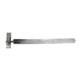 Timco Adjustable Band & Hook on Plates Hinges Hot Dipped Galvanised - 750mm (2 Pack Bag) (ABH750G)