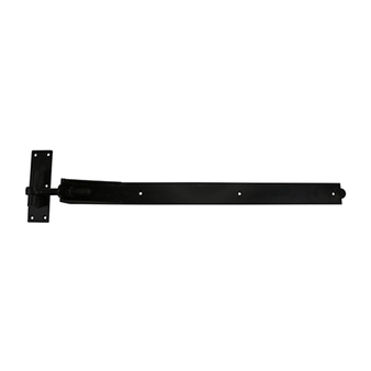 Timco Adjustable Band & Hook on Plates Hinges Black - 900mm (2 Pack Bag) (ABH900B)