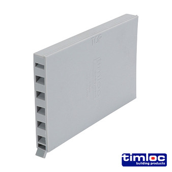 Timloc Cavity Wall Weep Vent Grey - 65 x 10 x 100mm (50 Box) (LOC1143GR) 