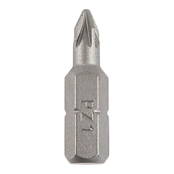 Timco Pozi Driver Bit S2 Grey - No.1 x 25 (100 Pack) (1CB25GJ) IMAGE