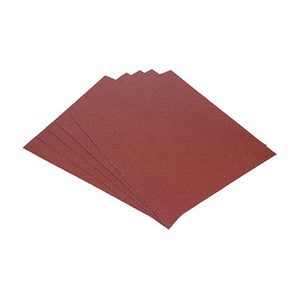 Timco Sanding Sheets Mixed Red - 230 x 280mm (80/120/180) (5 Pack) (231123) IMAGE