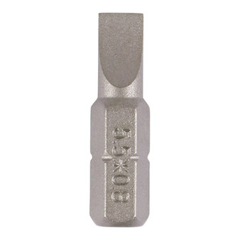 Timco Slotted Driver Bit S2 Grey - 5.5 x 0.8 x 25 (2 Pack) (5508SL25GB) IMAGE