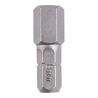 Timco Hex Driver Bit S2 Grey - 8.0 x 25 (2 Pack) (8HX25GB) IMAGE