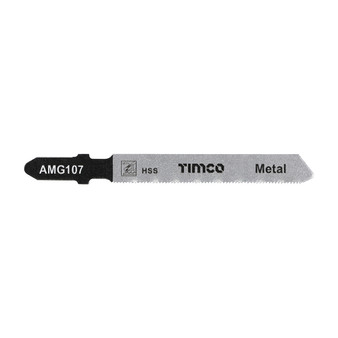 Timco Jigsaw Blades Metal Cutting HSS Blades - T118G (5 Pack) (AMG107) IMAGE