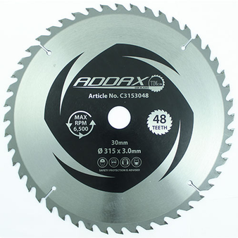 Addax Circular Saw Blade Trimming/Crosscut Medium/Fine - 235 x 30 (60 Teeth) (1 Pack) (C2353060)