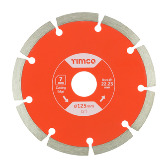 Timco Premium Diamond Blade Segmented - 125 x 22.2 (1 Unit)