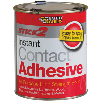 Everbuild Stick2 All Purpose Instant Contact Adhesive - 750ml (CON750)