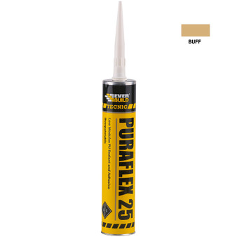 Everbuild Tecnic Puraflex 25 Sealant 300ml - Buff (INDPU25BU)