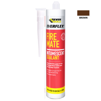Everbuild Everflex Fire Mate Intumescent Sealant 295ml - Brown (FIREMATEBN)