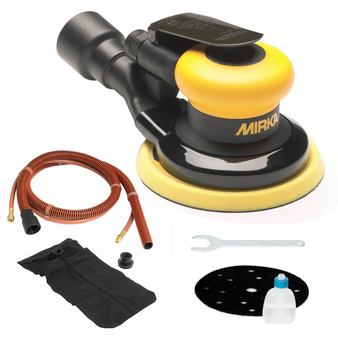 Mirka ROS 550DB 125mm Sander + Dust Bag Air Powered 5.0mm (8992800111