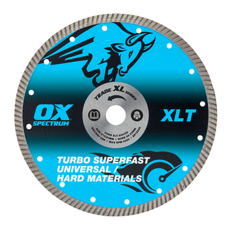 OX Tools Trade XL Turbo Universal Diamond Blade - 230mm (22.23mm Bore)