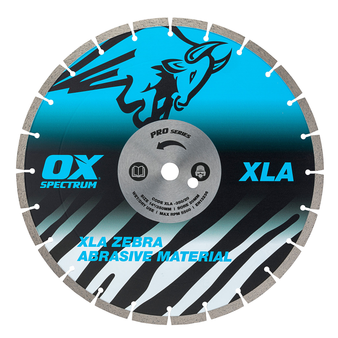 OX Tools Trade XL Abrasive Diamond Blade - 350mm (20mm Bore)