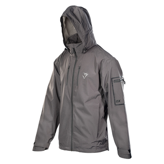 OX Tools Grey Packable Lightweight Jacket - S