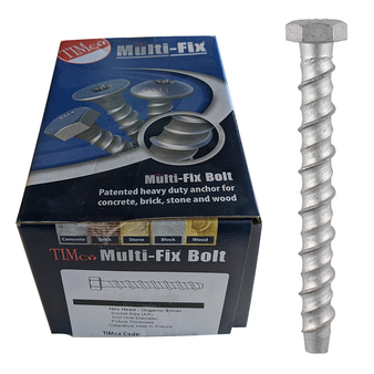 Timco Exterior Multi-Fix Hex Head Bolts - 8.0 x 60 (100 pack)