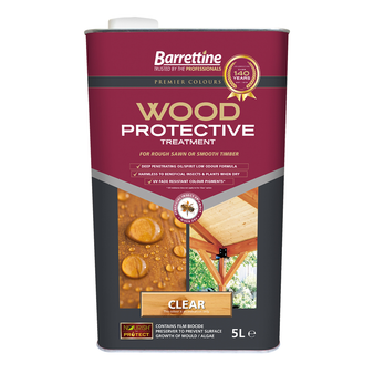 Barrettine Wood Protective Treatment - Clear (5 Litre)