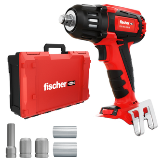 Fischer Cordless Impact Wrench FSS 18V 400Nm (Black) with Installation Accessories (F552922)