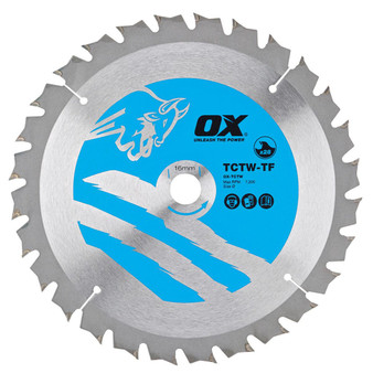 OX Wood Cutting Thin Kerf Circular Saw Blade ATB 190 x 16 x 1.0mm 40 Teeth (1 Unit)