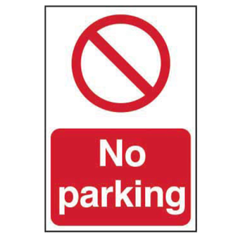 No Parking Self Adhesive Sign - 200 x 300mm(SI-0605)