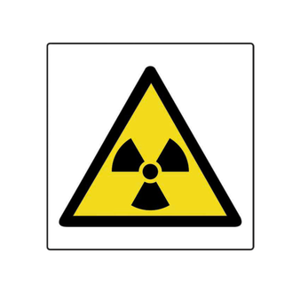 Spectrum Industrial Radiation Safety Sticker (250 Pack) - 50 x 50mm(SI-R1203.250)