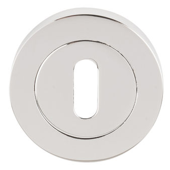 Dale Hardware Round Keyhole Escutcheon - Polished Chrome (DH003681)