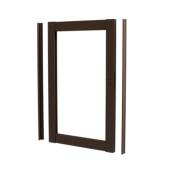 DuraPost Adjustable Aluminium Gate Frame - 1765 x 1300mm (Sepia Brown) (B814100B)