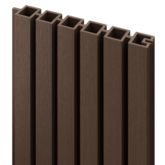 DuraPost 306mm Urban Slatted Composite Fence Panels - 1830mm (Brown) (2 Pack) (B835183B)