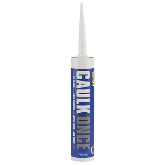 Everbuild Caulk Once - White 395ml (CLKONCEWE3)