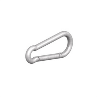 BZP Steel Carbine Hooks for Wire Rope & Chain - 50 x 5mm (200 Pack) (B2495052 x 20)
