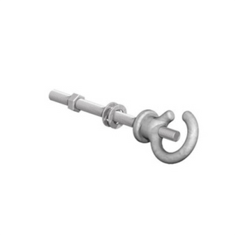 Galvanised Steel End Fitting for Wire Rope & Chain - 10mm (12 Pack) (B2430101 x 12)