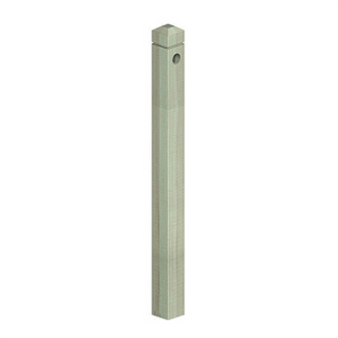 Green Treated Wood Newel Post for Rope Handrails - 980 x 75 x 75mm (B371980G)
