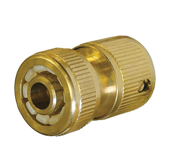 Faithfull Brass Female Hose Connector - 12.5mm (FAIHOSEFC)