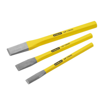 Stanley Cold Chisel Kit (3 Piece) - 10mm 12mm & 16mm (STA418298)
