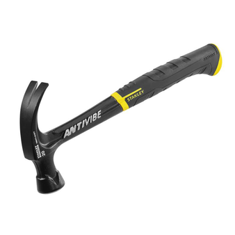 Stanley FatMax AntiVibe All Steel Curved Claw Hammer - 570g (20oz) (STA151277)