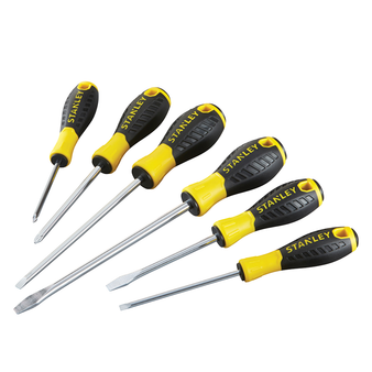 Stanley Essential Screwdriver Set (6 Piece) (0-60-209) (STA060209)