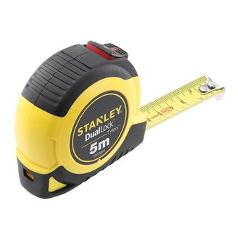 Stanley DualLock Tylon Pocket Tape - 5m (Metric only) (STA036803)