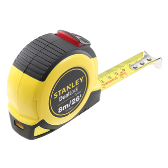 Stanley DualLock Tylon Pocket Tape - 8m / 26ft (STA036807)